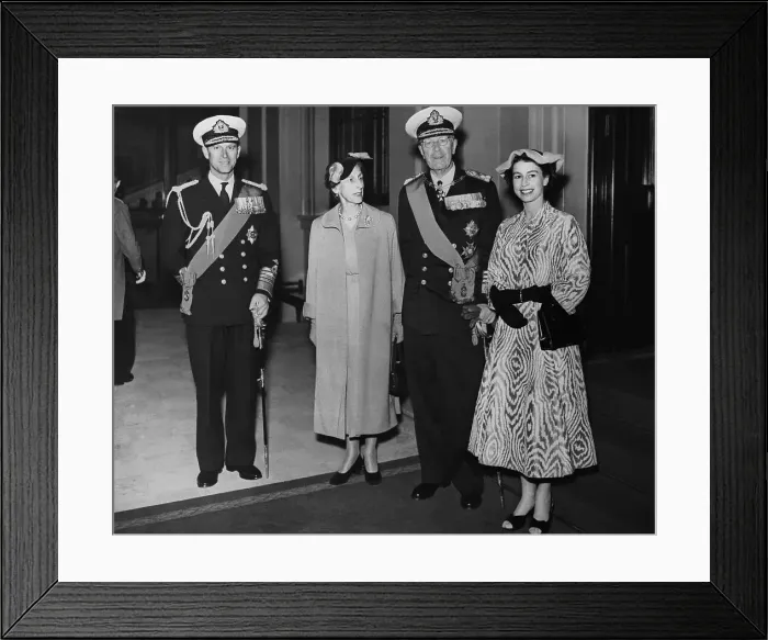 Framed Print : British and Swedish Royalty Framed Print : British and Swedish Royalty