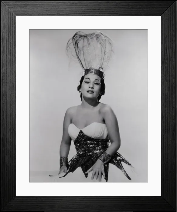 Framed Print : Singer and Inca Princess Yma Sumac Framed Print : Singer and Inca Princess Yma Sumac