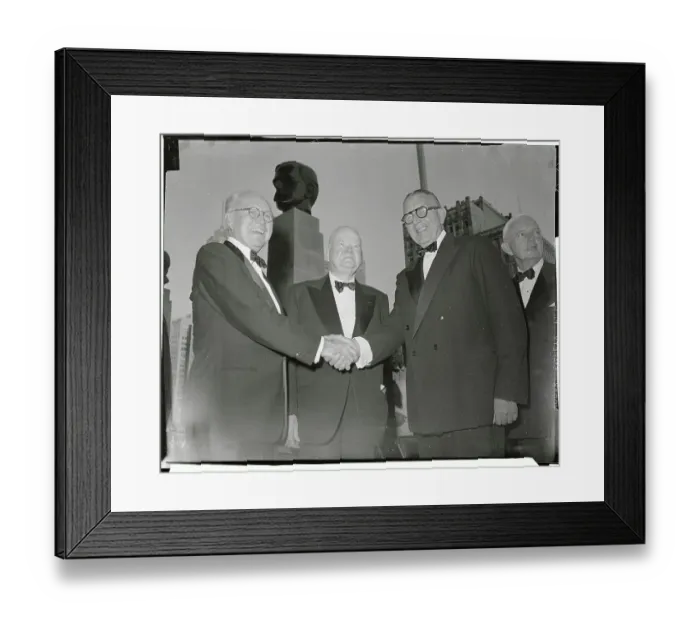 Framed Print : Joseph P. Kennedy Shaking Hands with Herbert Hoover Framed Print : Joseph P. Kennedy Shaking Hands with Herbert Hoover