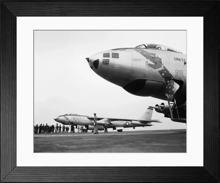 Framed Print : American Military Jets at Yokota Airbase After Nonstop Flight Framed Print : American Military Jets at Yokota Airbase After Nonstop Flight