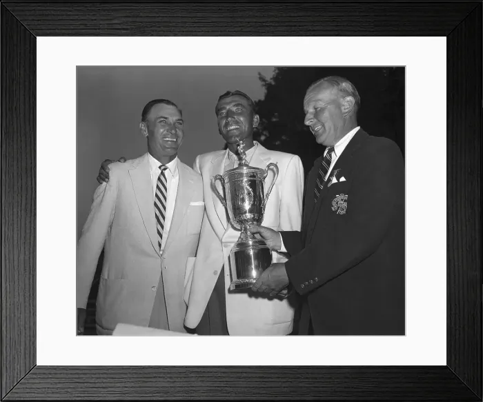 Framed Print : Isaac Grainger Presenting Golf Trophy Framed Print : Isaac Grainger Presenting Golf Trophy