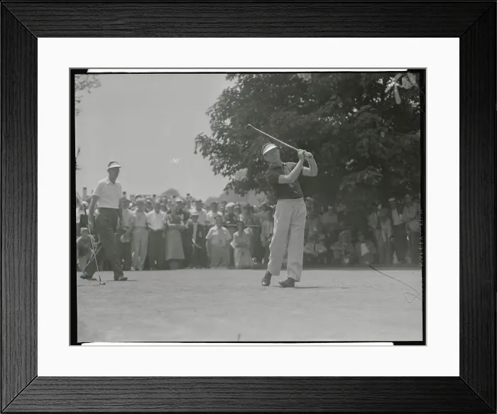 Framed Print : Gene Littler Driving Ball Framed Print : Gene Littler Driving Ball