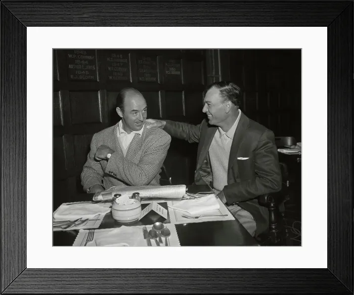 Framed Print : Ben Hogan with Hand on Snead's Shoulder