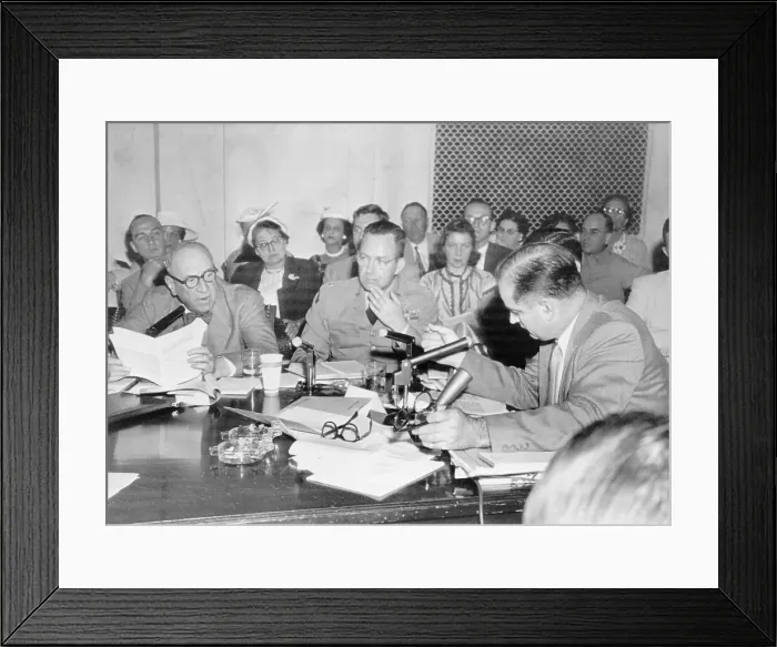 Framed Print : Caucus Room Clash Framed Print : Caucus Room Clash