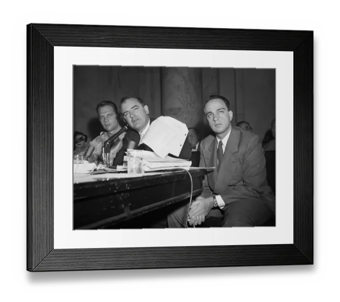 Framed Print : Joseph McCarthy Addressing Report Framed Print : Joseph McCarthy Addressing Report