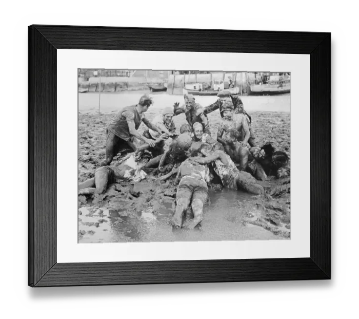 Framed Print : Messy Soccer Game Framed Print : Messy Soccer Game