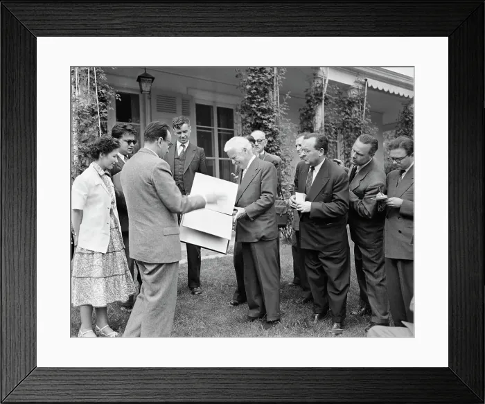 Framed Print : Charlie Chaplin Receiving a Red Sponsored Peace Prize Framed Print : Charlie Chaplin Receiving a Red Sponsored Peace Prize