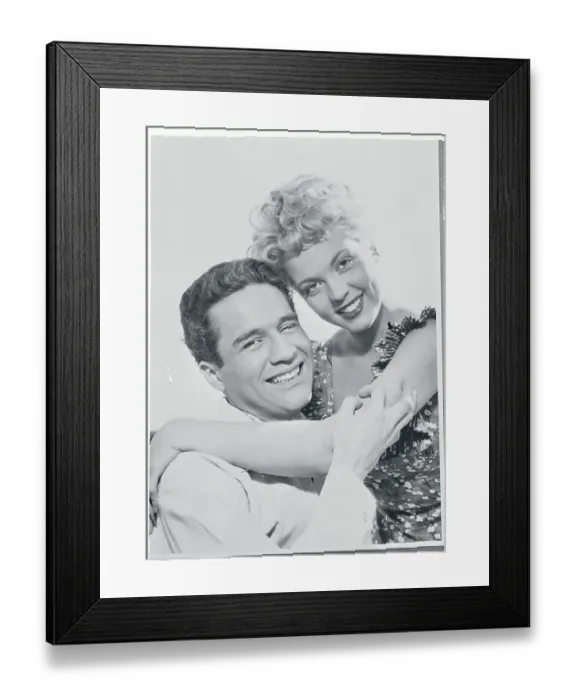 Framed Print : Charles Chaplin Jr. and Eva Kerbler Framed Print : Charles Chaplin Jr. and Eva Kerbler