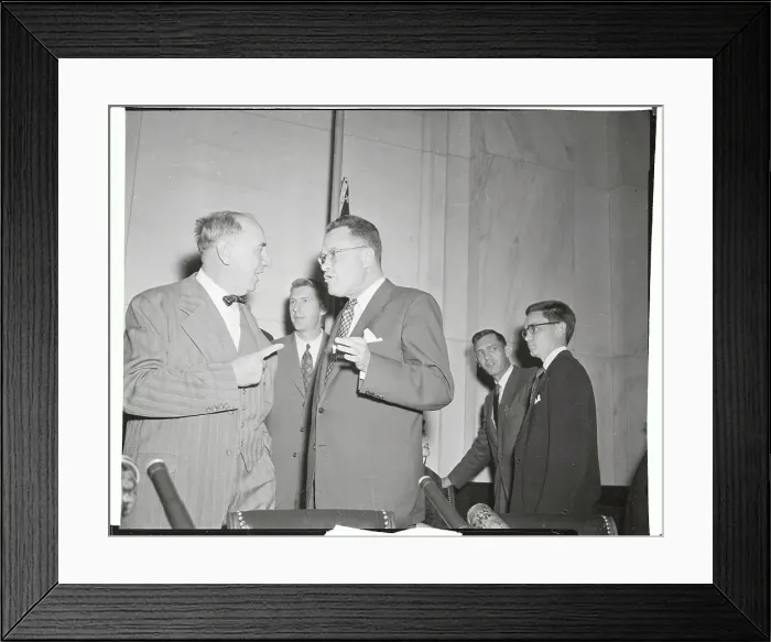 Framed Print : Men of Counsel Attending Hearing Framed Print : Men of Counsel Attending Hearing