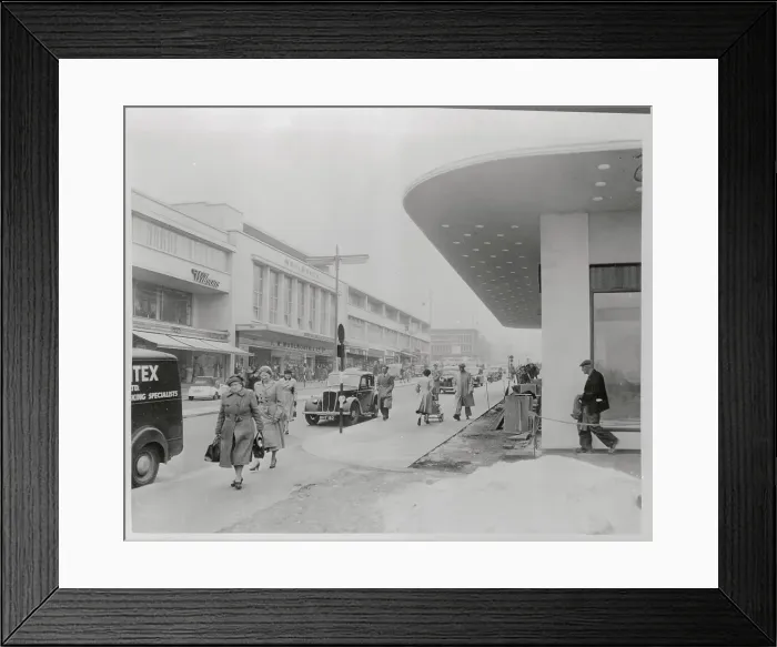 Framed Print : View of New George Street Framed Print : View of New George Street