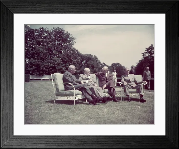 Framed Print : Anglo-American Summit in Washington 1954 Framed Print : Anglo-American Summit in Washington 1954