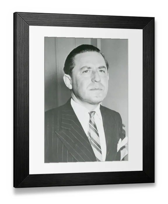 Framed Print : Shipping Tycoon Stavros Niarchos Framed Print : Shipping Tycoon Stavros Niarchos