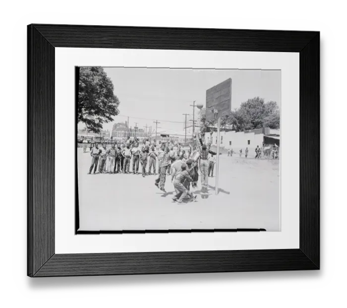 Framed Print : Black Boys Playing Basketball Framed Print : Black Boys Playing Basketball