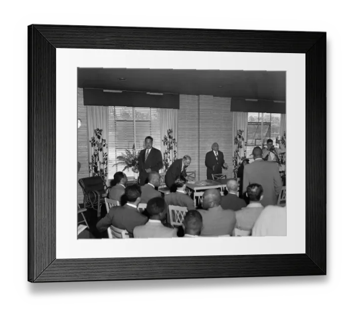 Framed Print : NAACP Strategy Session Framed Print : NAACP Strategy Session