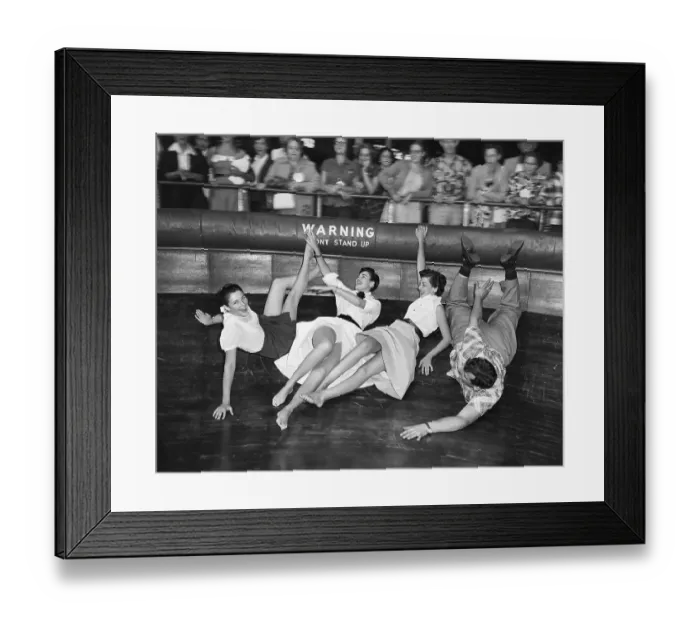 Framed Print : People on Whirling Rotor Ride Framed Print : People on Whirling Rotor Ride