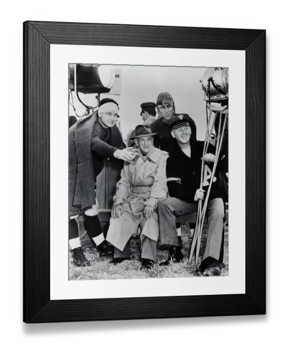 Framed Print : Movie Still from Long Gray Line Framed Print : Movie Still from Long Gray Line