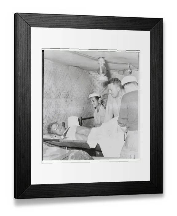 Framed Print : Wounded Soldier