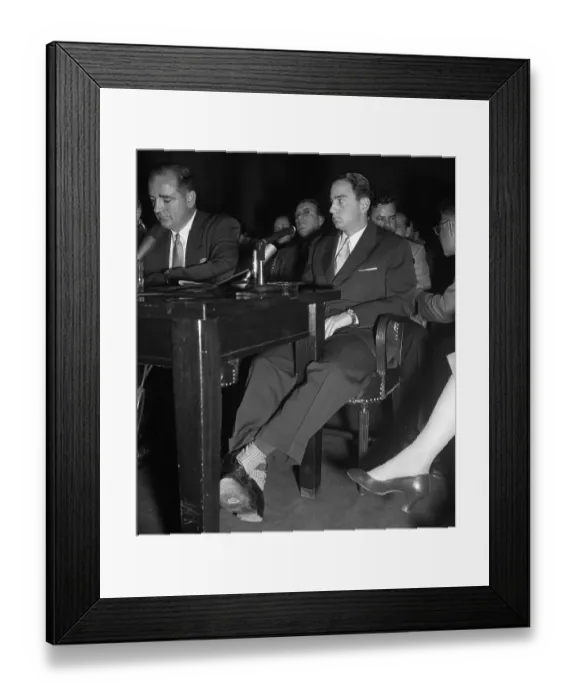 Framed Print : Hole In Roy Cohn'S Shoe