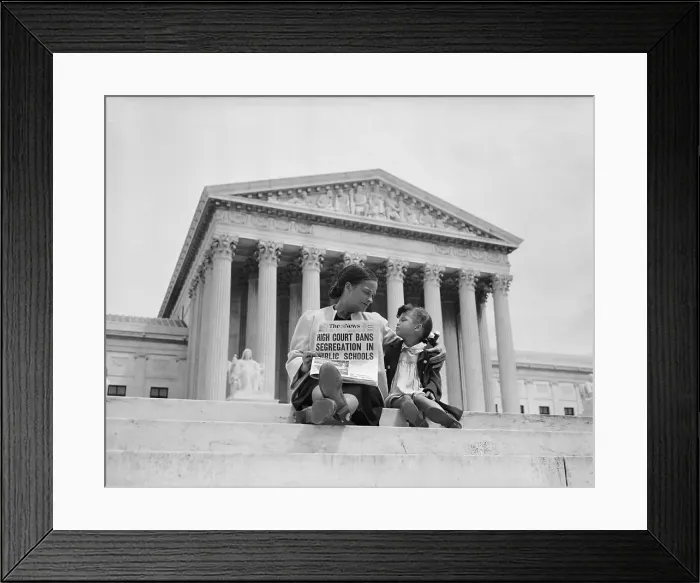 Framed Print : Mother and Daughter at U.S. Supreme Court Framed Print : Mother and Daughter at U.S. Supreme Court