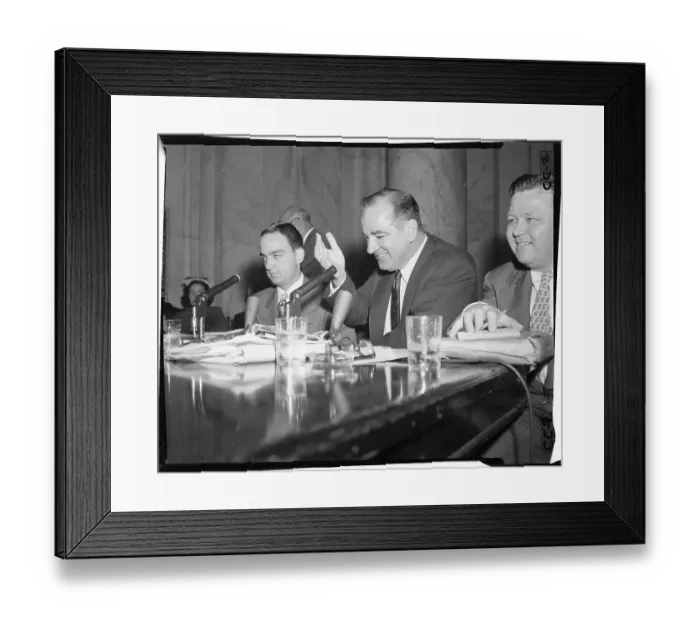 Framed Print : Joseph McCarthy Gesturing with Hand While Speaking Framed Print : Joseph McCarthy Gesturing with Hand While Speaking