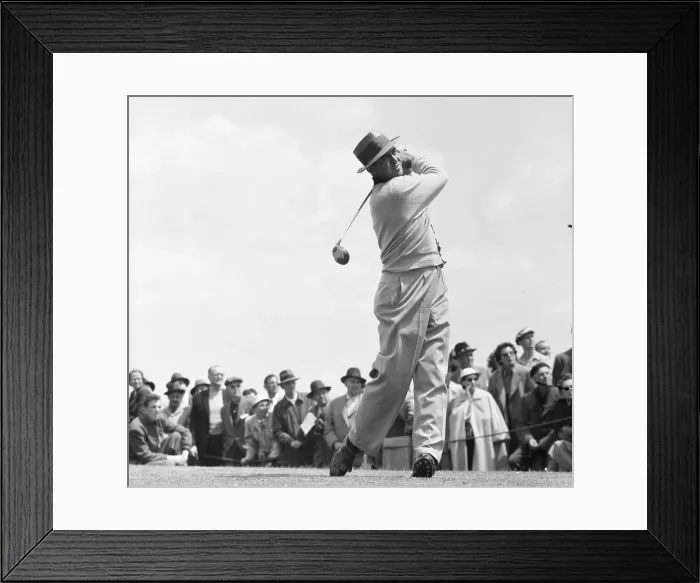 Framed Print : Sam Snead Playing at Goodall Golf Tourney