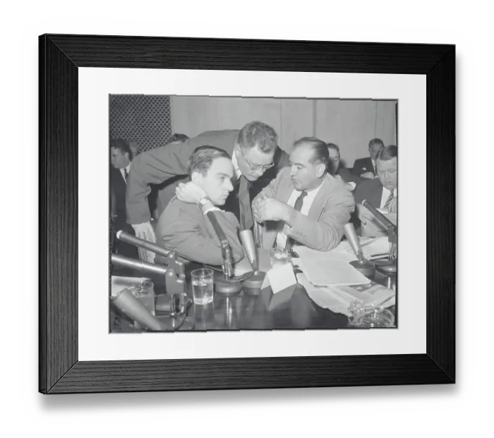 Framed Print : Witnesses in McCarthy Hearing Framed Print : Witnesses in McCarthy Hearing