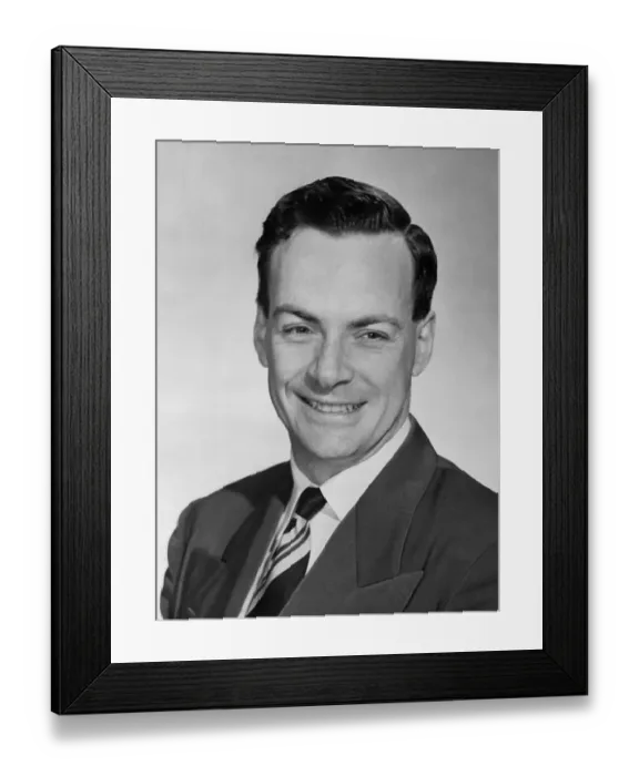 Framed Print : Richard Feynman