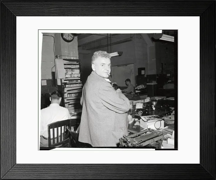 Framed Print : Photographer Arthur Fellig Framed Print : Photographer Arthur Fellig