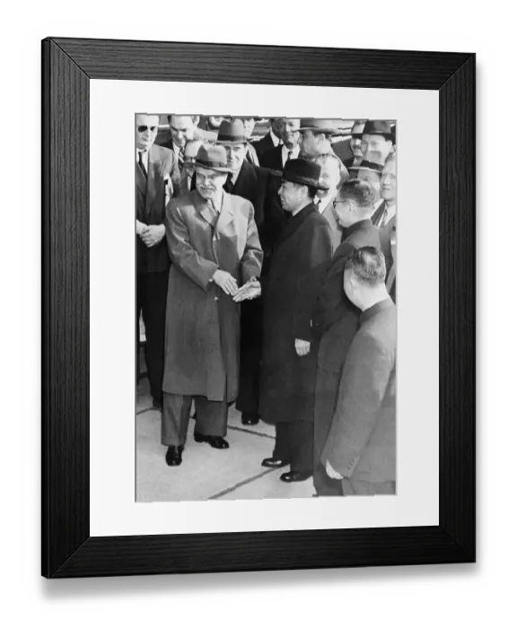 Framed Print : Molotov Prepares To Shake En-Lai'S Hand Framed Print : Molotov Prepares To Shake En-Lai'S Hand