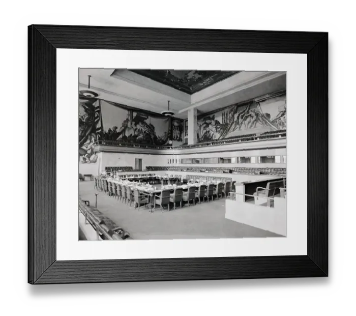 Framed Print : Interior of Council Chamber Framed Print : Interior of Council Chamber