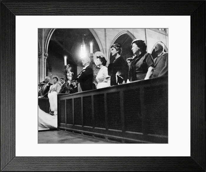 Framed Print : View of Joseph and Rose Kennedy with Jacqueline Kennedy Framed Print : View of Joseph and Rose Kennedy with Jacqueline Kennedy