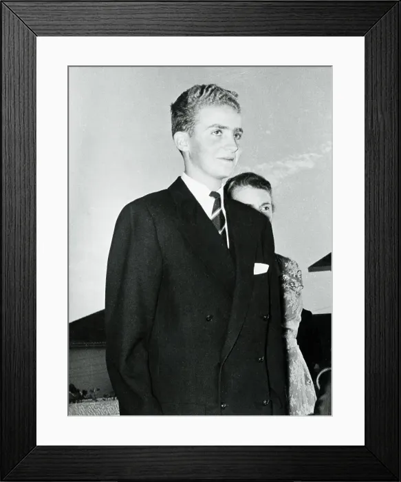 Framed Print : Portrait of Juan Carlos