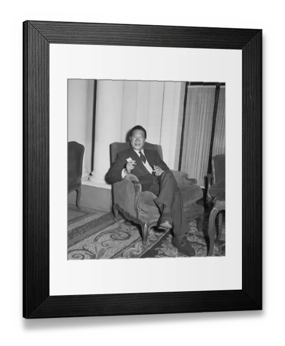 Framed Print : Vietnam's Emperor Bao Dai Framed Print : Vietnam's Emperor Bao Dai