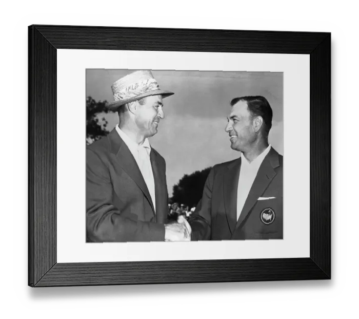 Framed Print : Sam Snead and Ben Hogan Shake Hands Framed Print : Sam Snead and Ben Hogan Shake Hands
