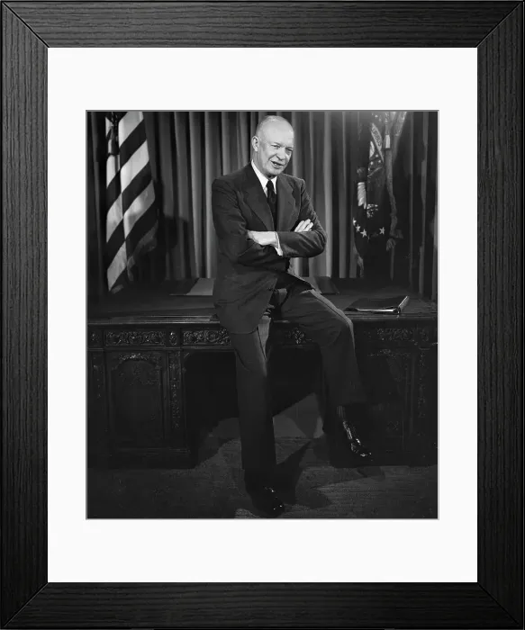 Framed Print : President Sits On Edge Of Desk Framed Print : President Sits On Edge Of Desk