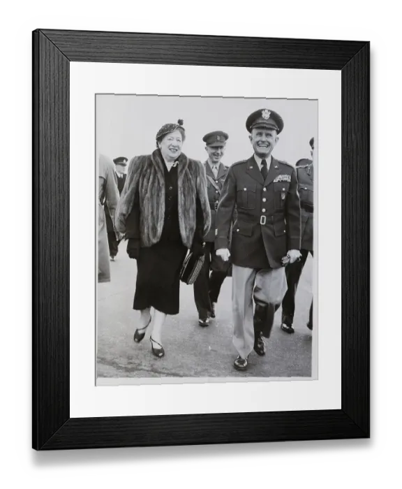 Framed Print : General Alfred Gruenther and Wife Framed Print : General Alfred Gruenther and Wife
