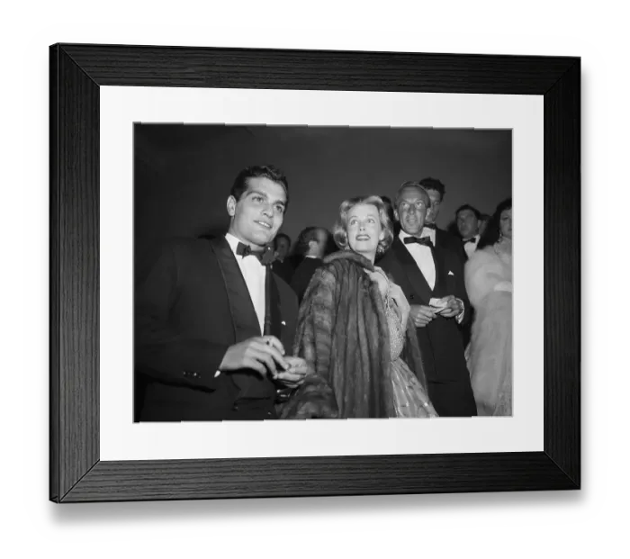 Framed Print : Film Stars and Fashion Designer at Cannes Film Festival Framed Print : Film Stars and Fashion Designer at Cannes Film Festival