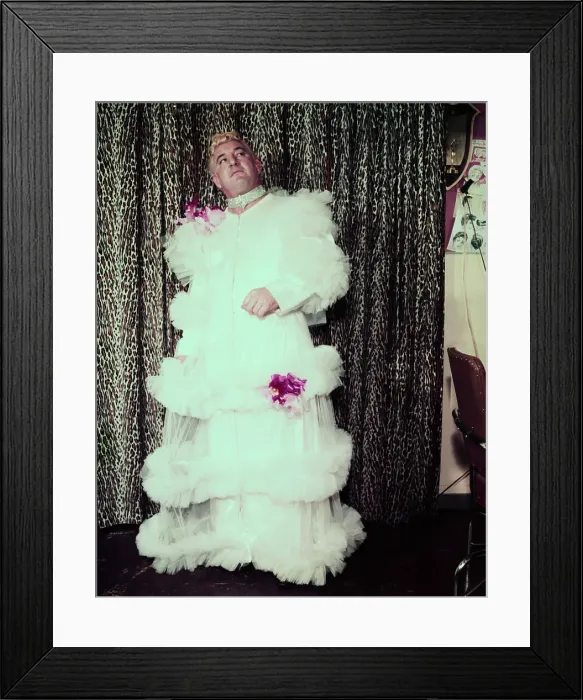 Framed Print : Portrait of Wrestler Gorgeous George Framed Print : Portrait of Wrestler Gorgeous George