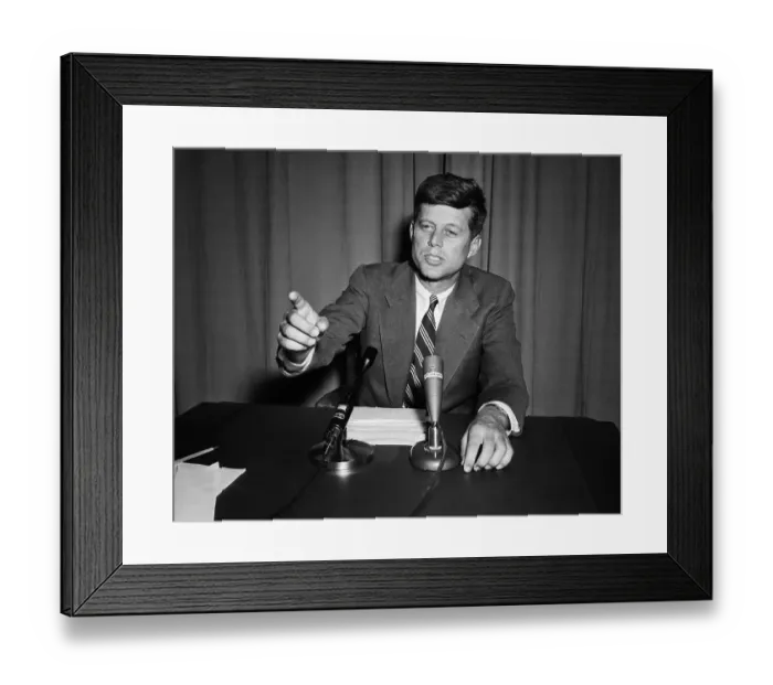 Framed Print : Senator John F. Kennedy Framed Print : Senator John F. Kennedy