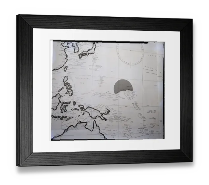 Framed Print : Chart At Presidential Press Conference Framed Print : Chart At Presidential Press Conference
