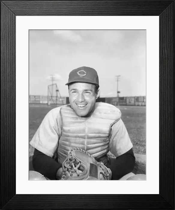 Framed Print : Portrait of Joe Garagiola in Baseball Uniform Framed Print : Portrait of Joe Garagiola in Baseball Uniform