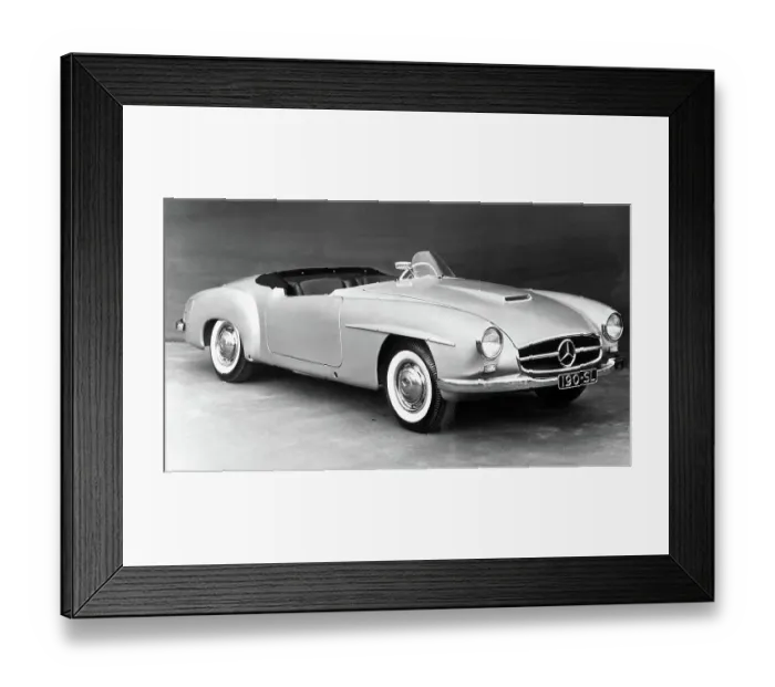 Framed Print : New Mercedes-Benz Sportscar Framed Print : New Mercedes-Benz Sportscar