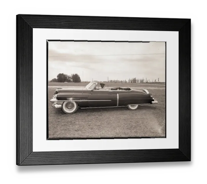 Framed Print : Orestes Minoso in Convertible Cadillac Framed Print : Orestes Minoso in Convertible Cadillac