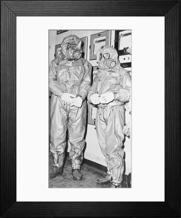 Framed Print : Men In Suits / Manufacture Of Nerve Gas Framed Print : Men In Suits / Manufacture Of Nerve Gas