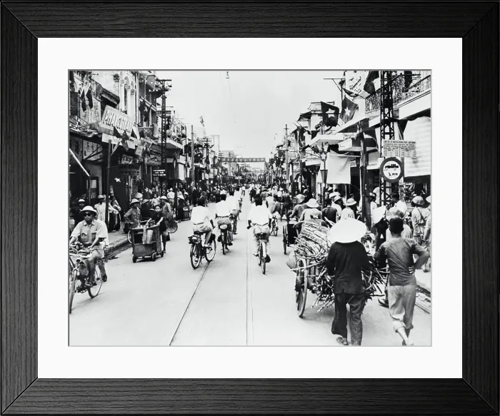 Framed Print : Town of Hanoi in Vietnam Framed Print : Town of Hanoi in Vietnam