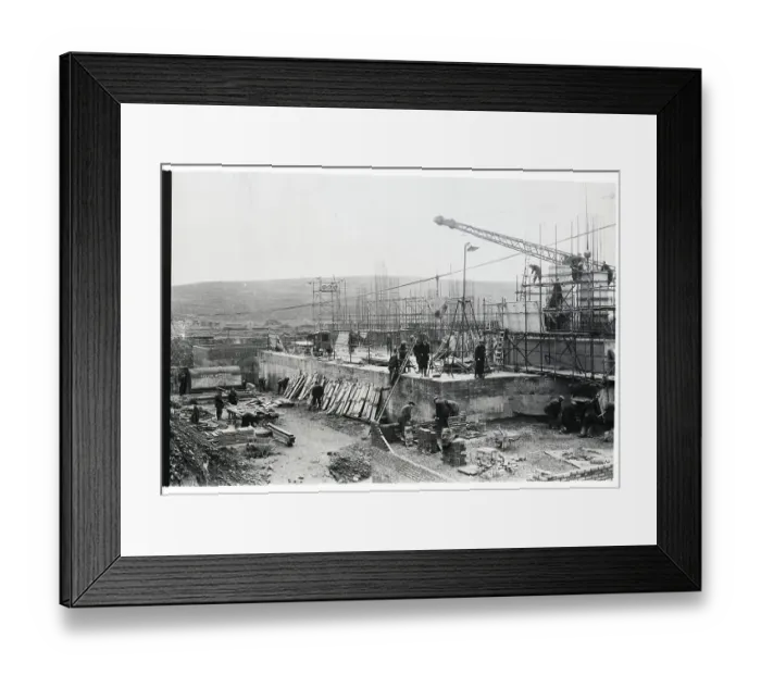 Framed Print : Building of Atomic Reactors in Britain Framed Print : Building of Atomic Reactors in Britain