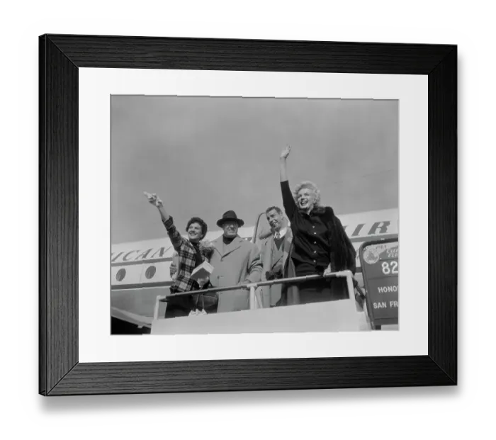 Framed Print : Returning from Japan Framed Print : Returning from Japan