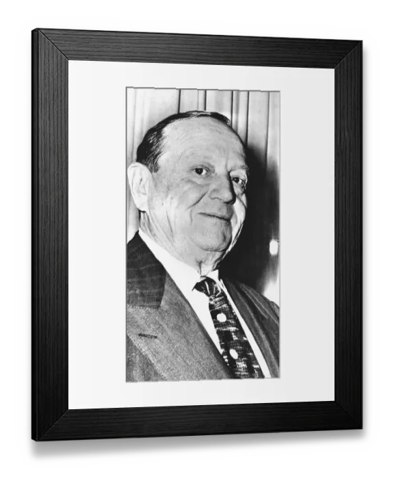 Framed Print : Portrait of Businessman Sid Richardson Framed Print : Portrait of Businessman Sid Richardson