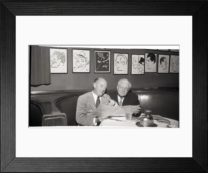 Framed Print : Amos n Andy Actors at Brown Derby Framed Print : Amos n Andy Actors at Brown Derby
