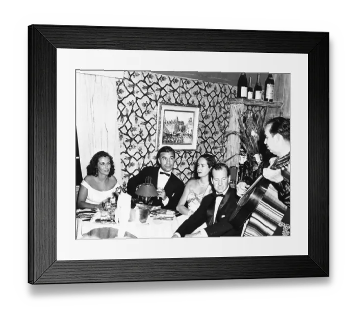 Framed Print : Porfirio Rubirosa At Miami Night Club Framed Print : Porfirio Rubirosa At Miami Night Club